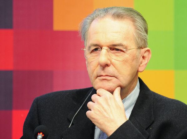 El presidente del Comité Olímpico Internacional Jaques Rogge - Sputnik Mundo