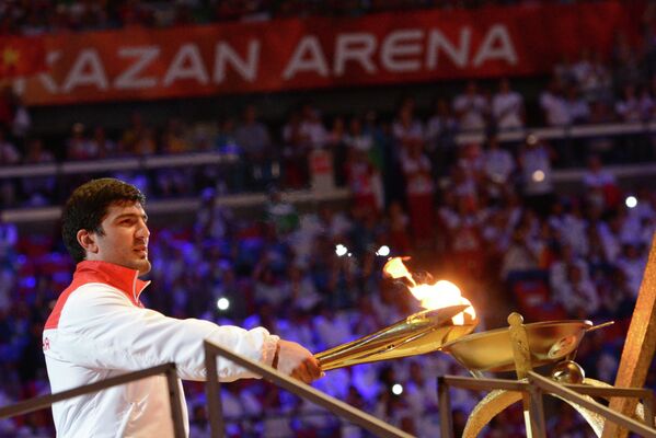 Inauguración de los Juegos Universitarios Mundiales 2013 en Kazán - Sputnik Mundo