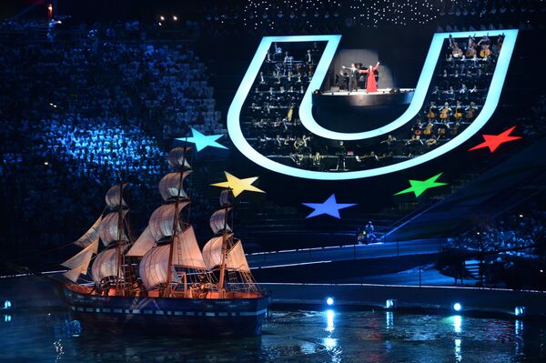 Inauguración de los Juegos Universitarios Mundiales 2013 en Kazán - Sputnik Mundo