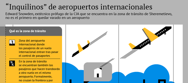 “Inquilinos” de aeropuertos internacionales - Sputnik Mundo