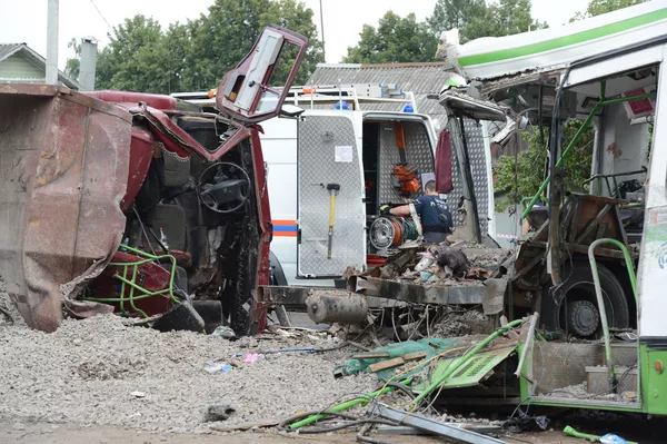 Mortal accidente de tráfico en Moscú - Sputnik Mundo