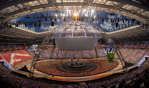 La ceremonia de clausura de la Universiada de Kazán 2013 - Sputnik Mundo