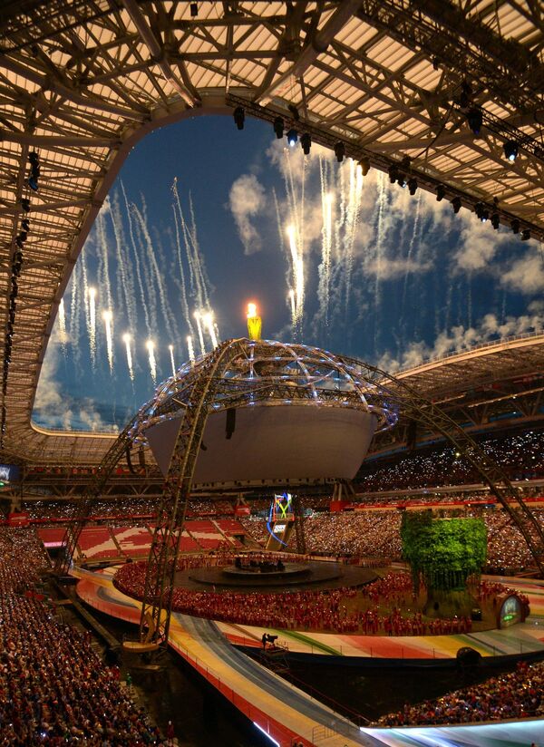 La ceremonia de clausura de la Universiada de Kazán 2013 - Sputnik Mundo