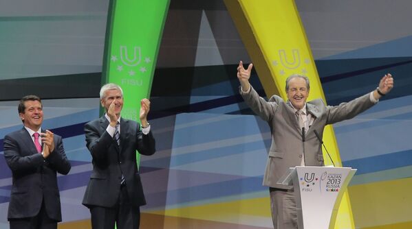 La ceremonia de clausura de la Universiada de Kazán 2013 - Sputnik Mundo