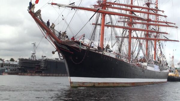 Velero ruso Sedov regresa a San Petersburgo tras dar la vuelta al mundo - Sputnik Mundo