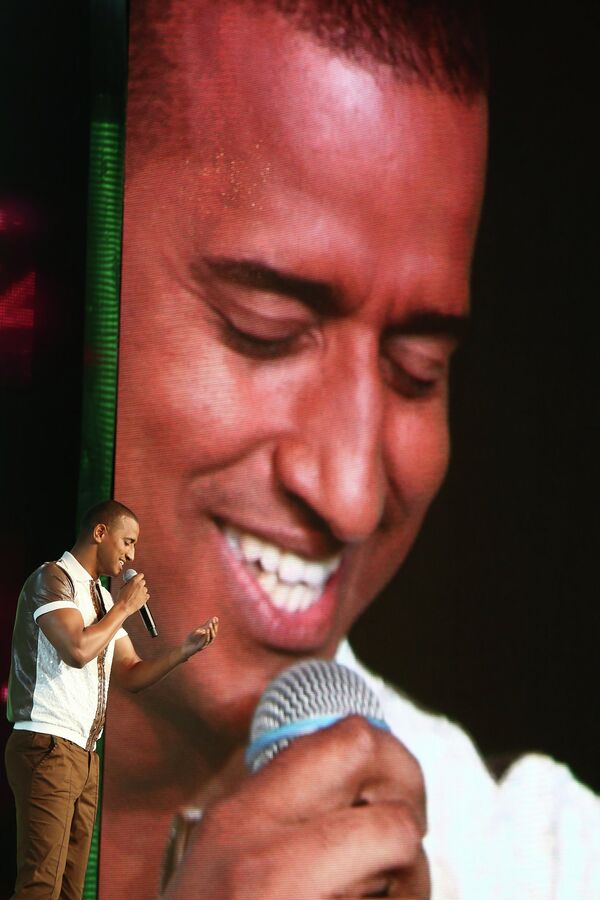 El cantante cubano Kel Torres, ganador del concurso New Wave 2013 en Letonia - Sputnik Mundo