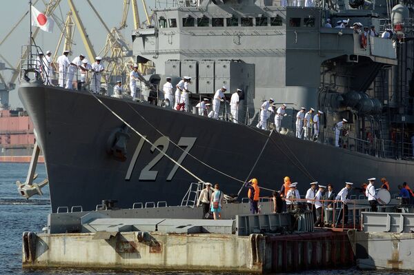 Visita de destructores japoneses a San Petersburgo - Sputnik Mundo
