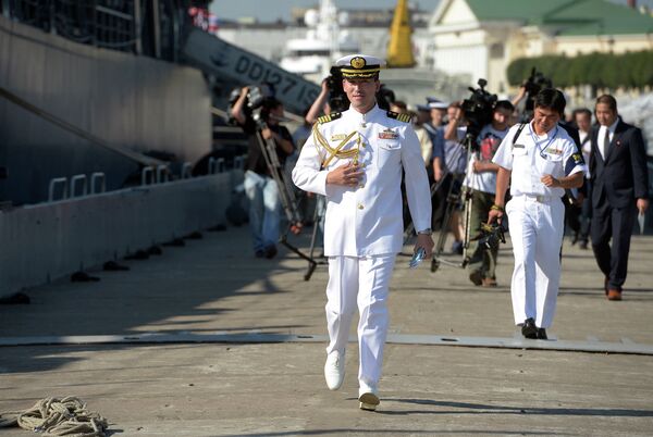 Visita de destructores japoneses a San Petersburgo - Sputnik Mundo