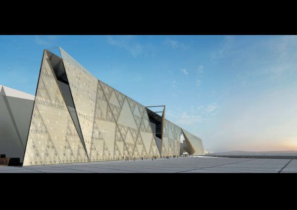 Proyecto de la fachada del Gran Museo Egipcio en Giza Proyecto de la fachada del Gran Museo Egipcio en Giza - Sputnik Mundo