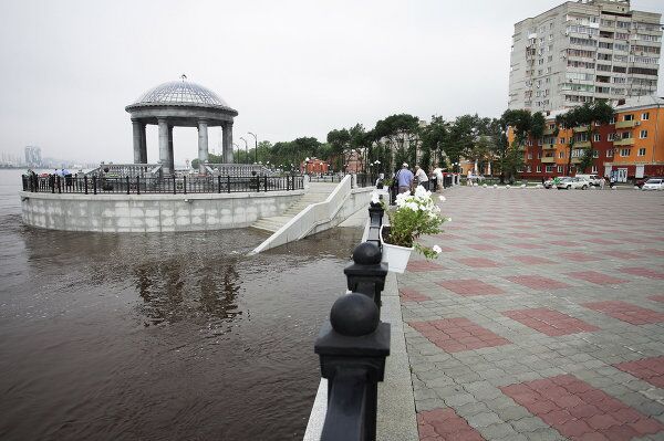 Consecuencias de las inundaciones en la provincia rusa de Amur - Sputnik Mundo