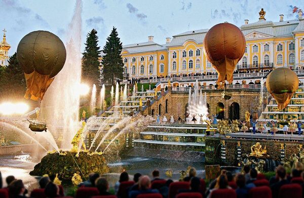 Palacios, parques y fuentes de Peterhof - Sputnik Mundo