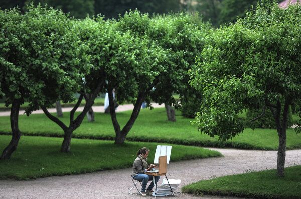 Palacios, parques y fuentes de Peterhof - Sputnik Mundo