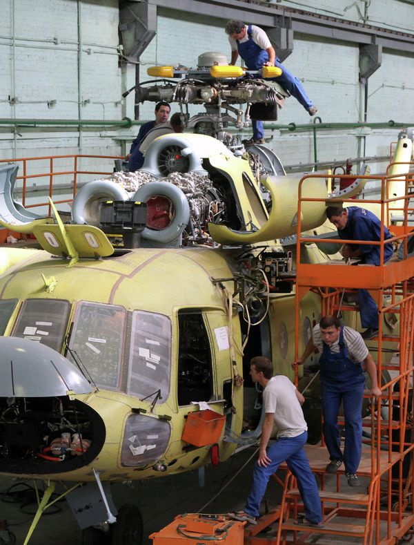 Cómo se fabrican los Mi-17 en la Planta de Helicópteros de Kazán Cómo se fabrican los Mi-17 en la Planta de Helicópteros de Kazán - Sputnik Mundo