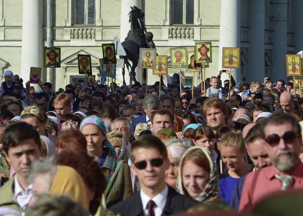 Festejos en San Petersburgo por el 300º aniversario del monasterio de San Alejandro del Neva - Sputnik Mundo