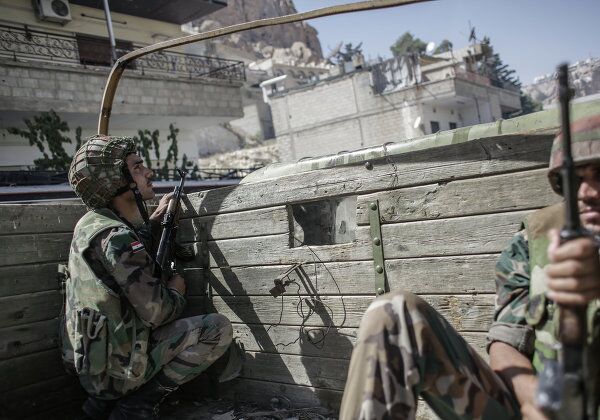 Combatientes del Ejército sirio siguen liberando de los extremistas a Maalula Combatientes del Ejército sirio siguen liberando de los extremistas a Maalula - Sputnik Mundo