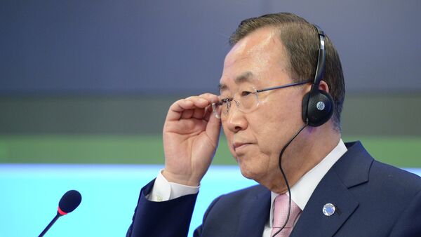 Ban Ki-moon, secretario general de la ONU - Sputnik Mundo