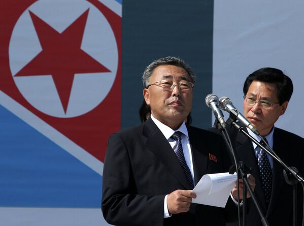 Inauguración de un ferrocarril entre Rusia y Corea del Norte Inauguración de un ferrocarril entre Rusia y Corea del Norte - Sputnik Mundo