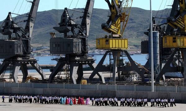 Inauguración de un ferrocarril entre Rusia y Corea del Norte Inauguración de un ferrocarril entre Rusia y Corea del Norte - Sputnik Mundo