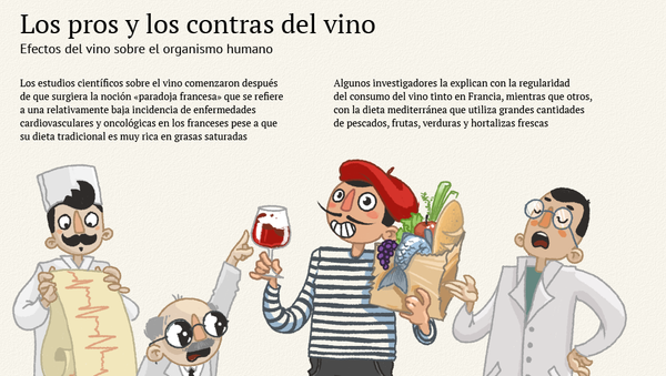 Los pros y los contras del vino - Sputnik Mundo