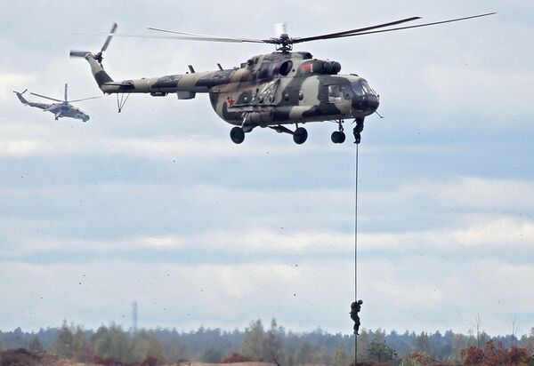 Las maniobras ruso-bielorrusas Západ 2013 - Sputnik Mundo