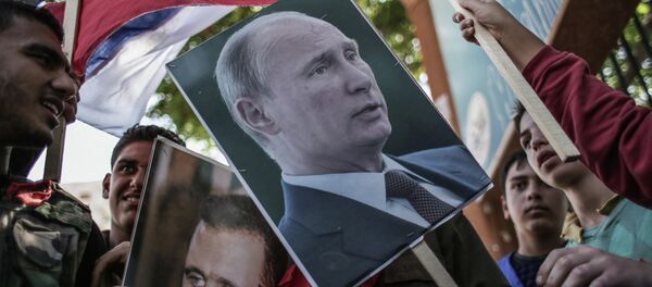 Mítines en apoyo a ayuda rusa a Siria (Archivo) - Sputnik Mundo