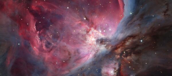 Cúmulo del Trapecio y su nébula (imagen referencial) Cúmulo del Trapecio y su nébula (imagen referencial) - Sputnik Mundo