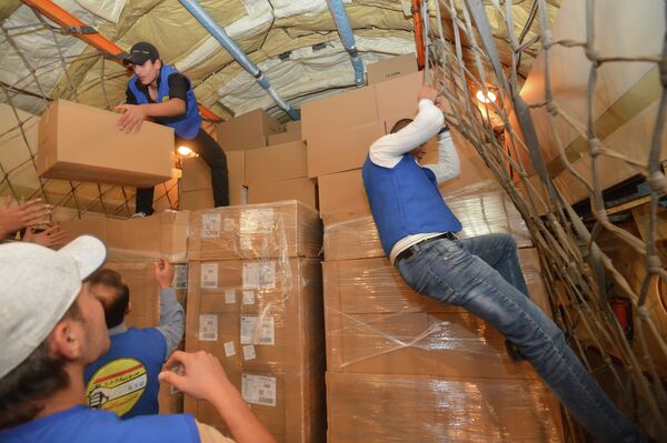 Rusia entregó ayuda humanitaria a Siria - Sputnik Mundo