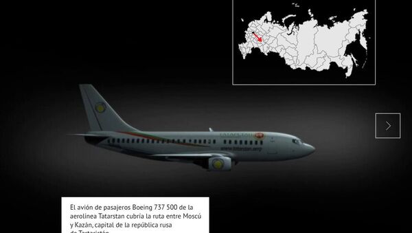 Reconstrucción del accidente aéreo de Kazán - Sputnik Mundo