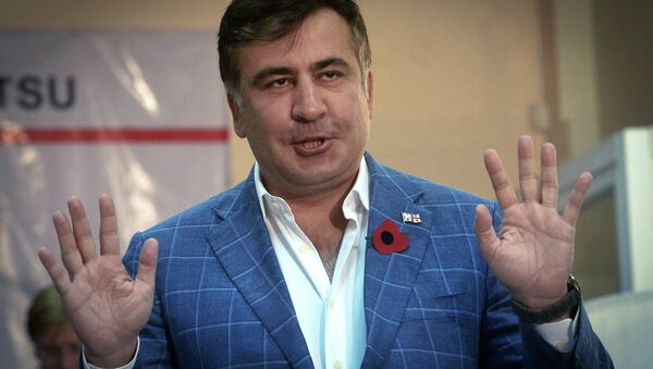 Mijaíl Saakashvili, el gobernador de la región ucraniana de Odesa - Sputnik Mundo