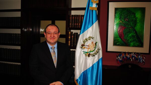El ministro de Asuntos Exteriores de Guatemala Fernando Carrera El ministro de Asuntos Exteriores de Guatemala Fernando Carrera - Sputnik Mundo