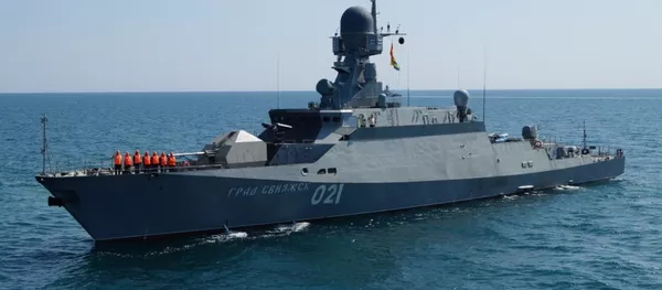 Buque Grad Sviyazhsk del proyecto Buyan-M Buque Grad Sviyazhsk del proyecto Buyan-M - Sputnik Mundo