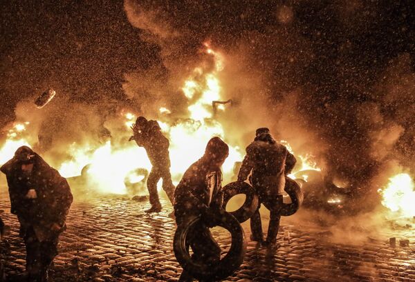 Protestas en Kiev - Sputnik Mundo