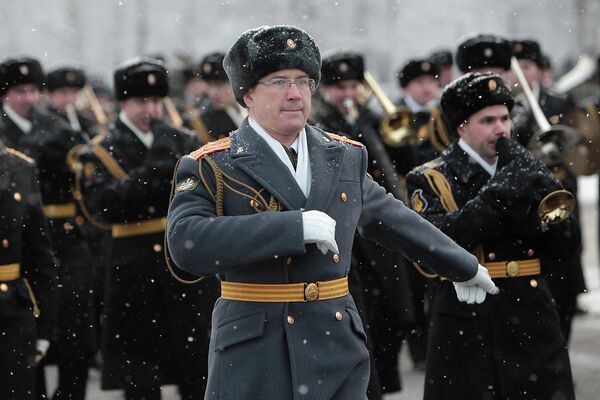 Ensayo general del desfile con motivo del 70º aniversario del fin del sitio de Leningrado - Sputnik Mundo
