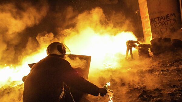 Las protestas en Ucrania - Sputnik Mundo