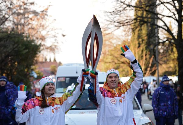 La llama olímpica llega a la ciudad de Sochi La llama olímpica llega a la ciudad de Sochi - Sputnik Mundo