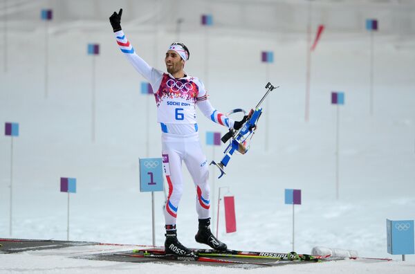 Biatleta francés Martin Fourcade - Sputnik Mundo