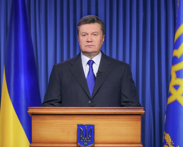 Presidente de Ucrania Víctor Yanukóvich Presidente de Ucrania Víctor Yanukóvich - Sputnik Mundo