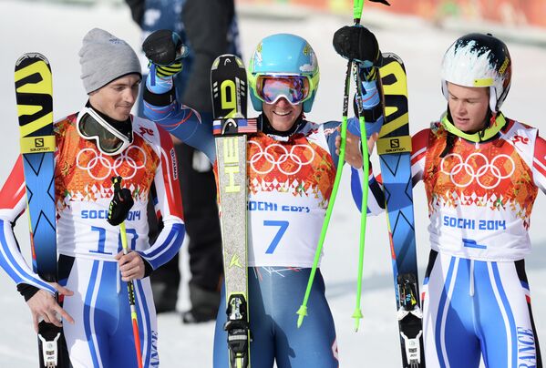 Medallistas de la duodécima jornada de Sochi 2014 - Sputnik Mundo