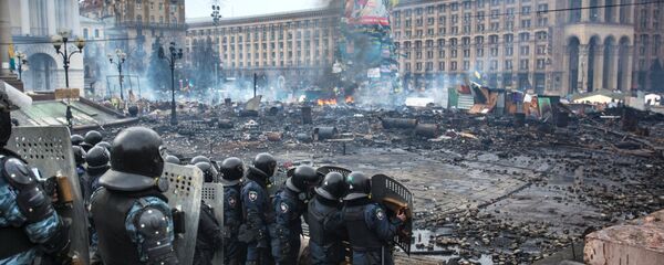 Berkut en Maidán - Sputnik Mundo