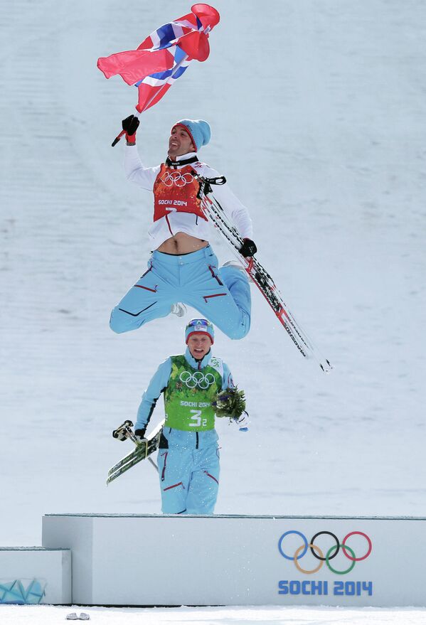 Medallistas de la decimotercera jornada de Sochi 2014 - Sputnik Mundo