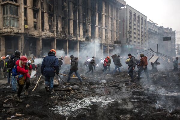 Disturbios en Kiev - Sputnik Mundo