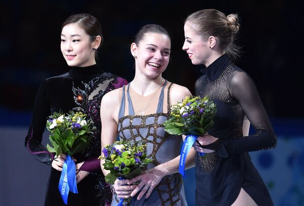 Las estrellas del patinaje artístico femenino - Sputnik Mundo