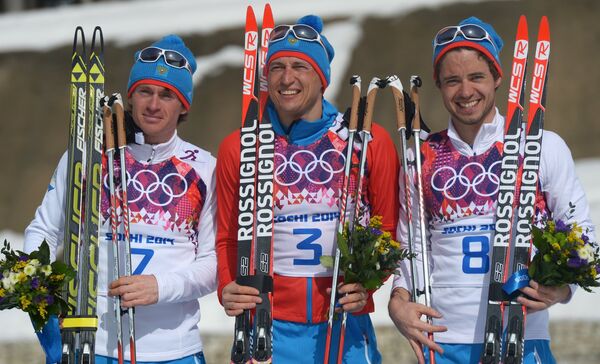 Medallistas de la última jornada de Sochi 2014 - Sputnik Mundo