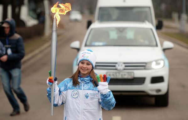 De Moscú a Sochi: el recorrido de la llama paralímpica - Sputnik Mundo