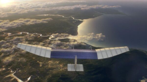 Un laboratorio de Facebook desarrolla drones para conectar a todo el mundo a internet Facebook desarrolla drones para conectar a todo el mundo a internet - Sputnik Mundo
