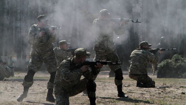 Militares de la Guardia Nacional de Ucrania - Sputnik Mundo