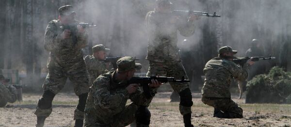 Militares de la Guardia Nacional de Ucrania - Sputnik Mundo