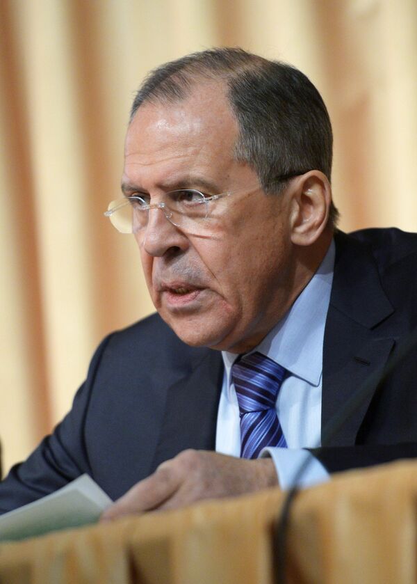 Сanciller ruso Serguéi Lavrov - Sputnik Mundo