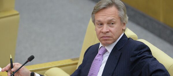 Alexéi Pushkov, presidente del Comité de Asuntos Internacionales de la Duma de Estado - Sputnik Mundo