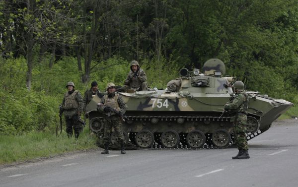 Militares ucranianos en Kramatorsk - Sputnik Mundo